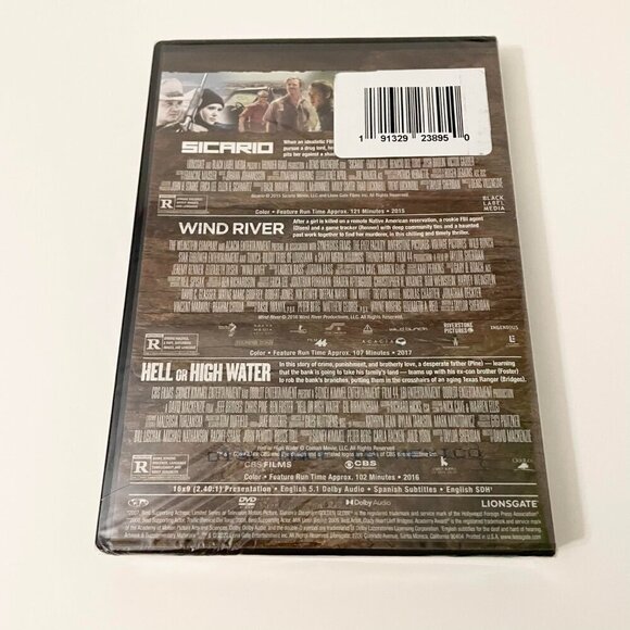 American Frontier Trilogy DVD Sicario Wind River Hell Or High Water - Picture 4 of 12